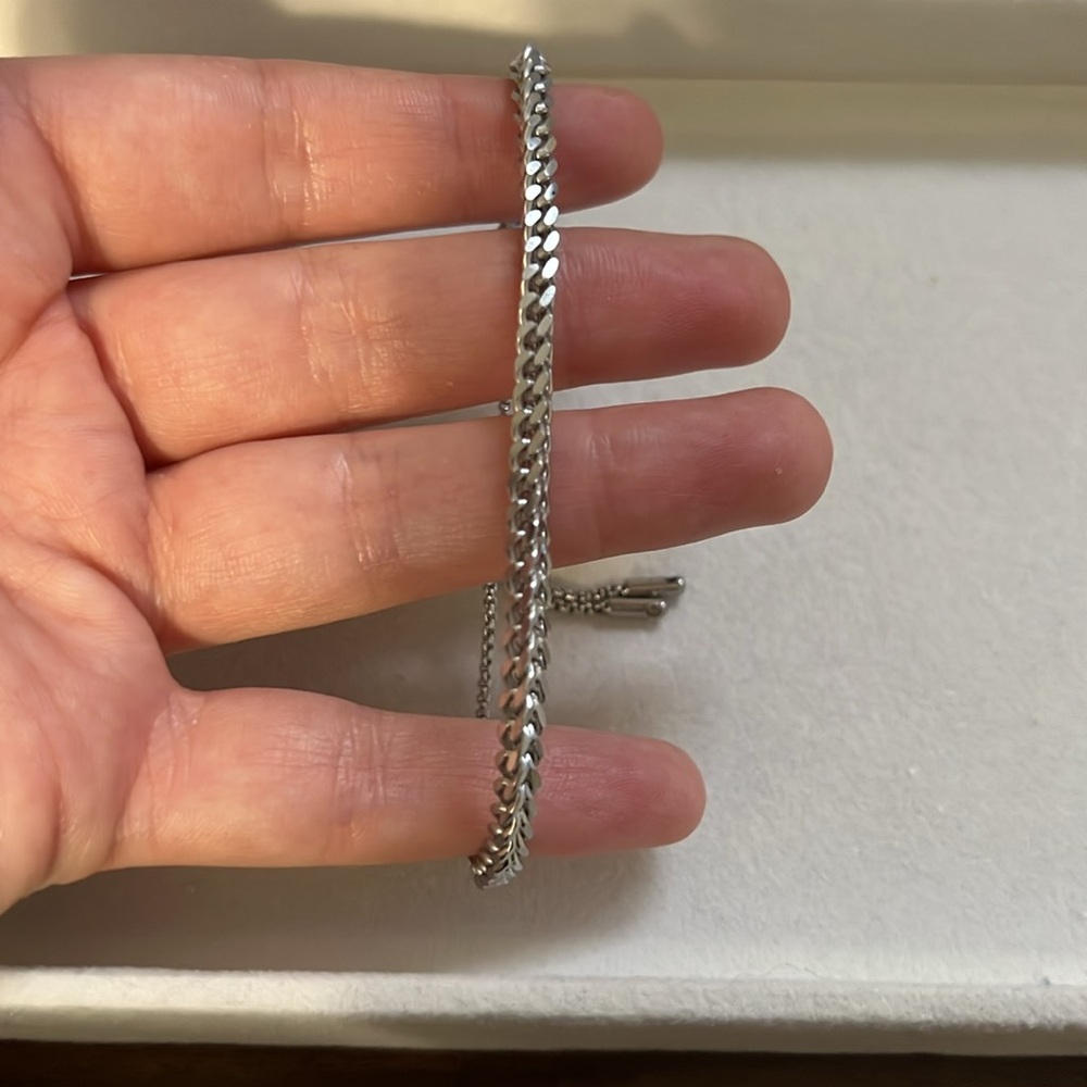 Stainless Steel Franco Bolo Bracelet (adjustable) - Picture 4 of 4